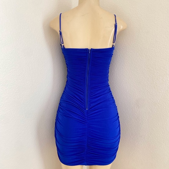 Windsor cut out royal blue dress- medium - Picture 3 of 5